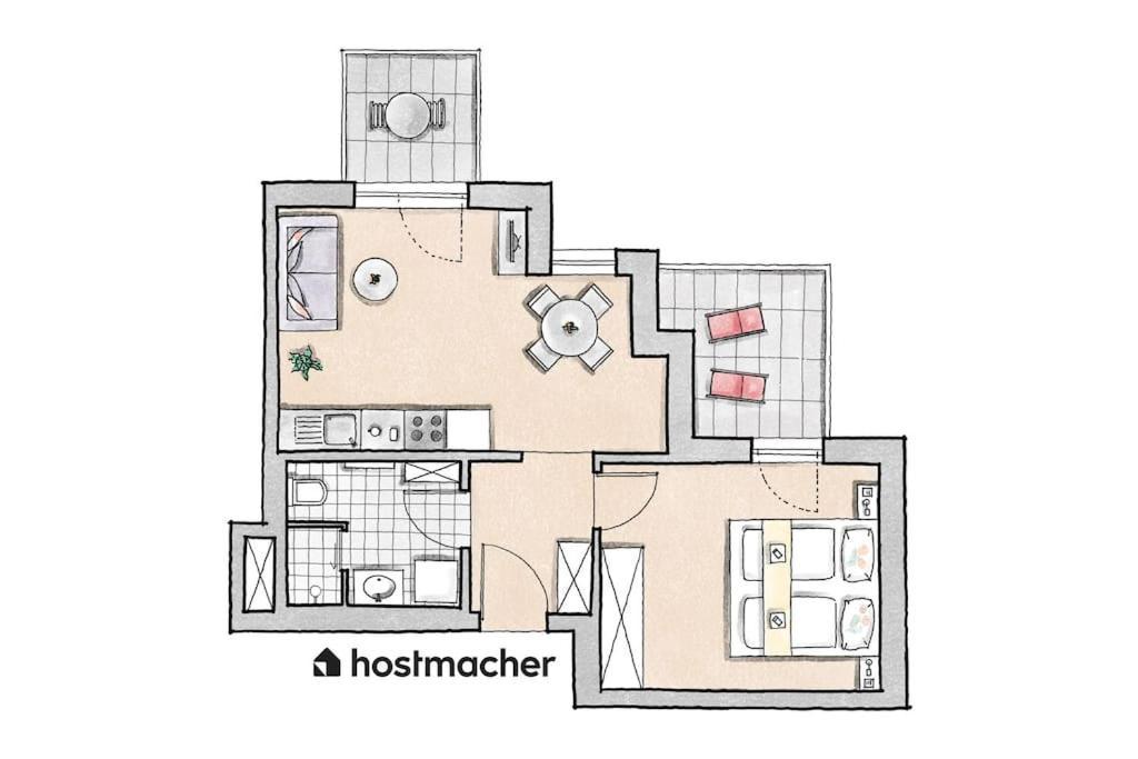 Appartamento Sunny 1br With Balcony By Hm *